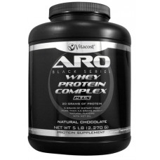 ARO-Vitacost Black Series Whey Protein Complex PLUS Natural Chocolate -- 5 lb (2270 g)