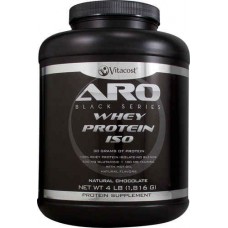ARO-Vitacost Black Series Whey Protein Isolate Natural Chocolate -- 4 lb (1816 g)