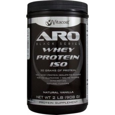 ARO-Vitacost Black Series Whey Protein Isolate Natural Vanilla -- 2 lb (908 g)