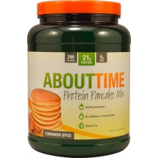 About Time Protein Pancake Mix Cinnamon Spice -- 1.5 lbs