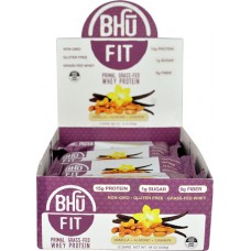 BHU Fit Primal Grass-Fed Whey Protein Bar Vanilla Almond Cashew -- 12 Bars