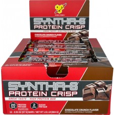 BSN Syntha-6® Protein Crisp Bar Chocolate Crunch -- 12 Bars