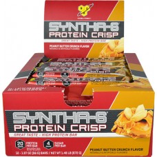 BSN Syntha-6® Protein Crisp Bar Peanut Butter Crunch -- 12 Bars