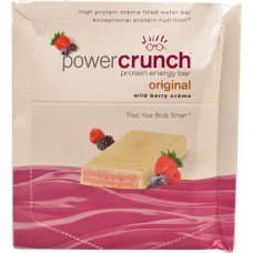 BioNutritional Research Group Power Crunch® Protein Energy Bar Wild Berry Creme -- 12 Bars