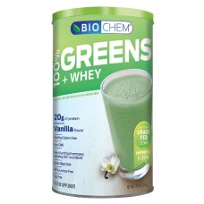 Biochem Sports 100% Green + Whey Protein Powder Vanilla -- 9.7 oz