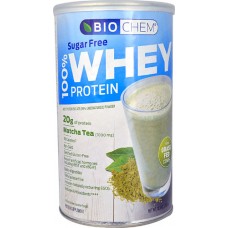 Biochem Sports 100% Whey Protein Matcha Tea Sugar Free -- 10.5 oz