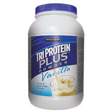 Biochem Sports Tri-Protein Plus Powder Vanilla -- 2 lbs