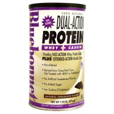 Bluebonnet Nutrition 100% Natural Dual Action Protein Natural Chocolate -- 1.05 lbs