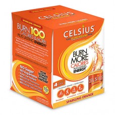 Celsius Calorie Reducing Drink Sparkling Orange -- 4 Cans