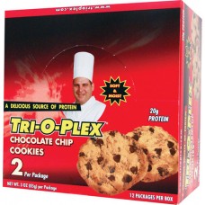 Chef Jay's Tri-O-Plex Cookies Chocolate Chip -- 12 Cookies