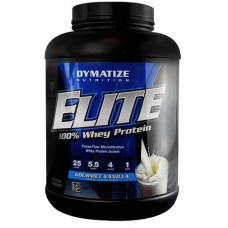 Dymatize Elite 100% Whey Protein Gourmet Vanilla -- 5 lbs