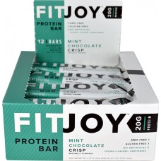 FitJoy Protein Bar Mint Chocolate Crisp -- 12 Bars