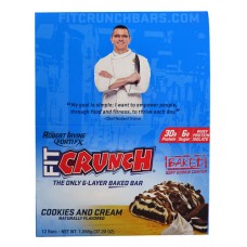 FortiFx Fit Crunch™ Bar Cookies and Cream -- 12 Bars
