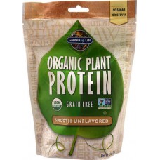 Garden of Life Organic Plant Protein Smooth Unflavored -- 10 Servings