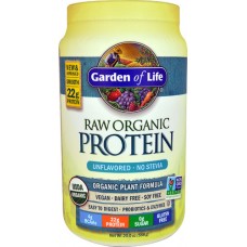 Garden of Life RAW Organic Protein Plant Formula Unflavored -- 20 oz