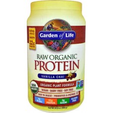 Garden of Life RAW Organic Protein Plant Formula Vanilla Chai -- 20.5 oz