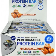 Garden of Life Sport Performance Protein Bar Sea Salt Caramel -- 12 Bars