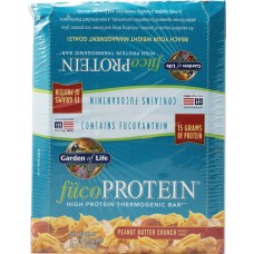 Garden of Life fucoPROTEIN® High Protein Thermogenic Bars Peanut Butter Crunch -- 12 Bars