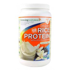 Growing Naturals Organic Rice Protein Vanilla Blast -- 2 lbs