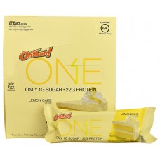 ISS Research OhYeah!® ONE Protein Bar Lemon Cake -- 12 Bars