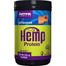 Jarrow Formulas Organic Hemp Protein Unflavored -- 16 oz