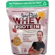 Jay Robb Whey Protein Powder Strawberry -- 12 oz