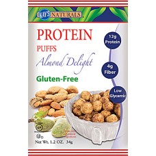 Kay's Naturals Protein Puffs Gluten Free Almond Delight -- 1.2 oz Each / Pack of 6