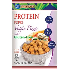 Kay's Naturals Protein Puffs Gluten Free Veggie Pizza -- 6 Packs