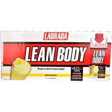Labrada Lean Body RTD Protein Shakes Bananas and Cream -- 12 Bottles