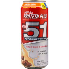 MET-Rx Protein Plus RTD 51 Peanut Butter Cup -- 15 fl oz
