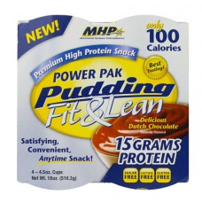 MHP Power Pak Pudding Fit & Lean Dutch Chocolate -- 4 Cups
