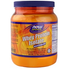 NOW Foods Sports Whey Protein Isolate Natural Unflavored -- 1.2 lb