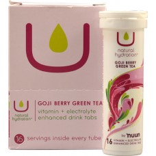NUUN Natural Hydration™ Vitamin and Electrolyte Drink Tabs Goji Berry Green Tea -- 8 Tubes