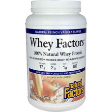Natural Factors Whey Factors® Natural French Vanilla -- 2 lbs