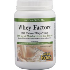 Natural Factors Whey Factors® Matcha Green Tea -- 12 oz