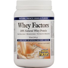 Natural Factors Whey Factors® Natural French Vanilla -- 12 oz