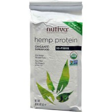 Nutiva Organic Hemp Protein Hi-Fiber -- 30 oz