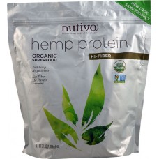 Nutiva Organic Hemp Protein Hi-Fiber -- 3 lbs