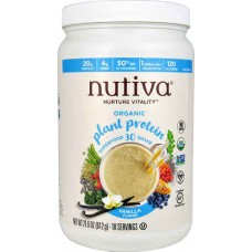Nutiva Organic Plant Protein Superfood 30 Shake Vanilla -- 21.6 oz