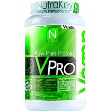 NutraKey VPRO Raw Plant Protein Vanilla -- 2 lbs