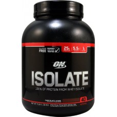 Optimum Nutrition Isolate 100% Whey Protein Isolate Chocolate Shake -- 3 lbs