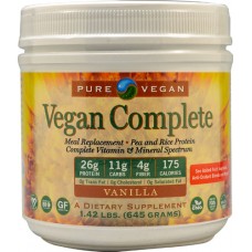Pure Advantage Vegan Complete Meal Replacement Vanilla -- 1.42 lbs