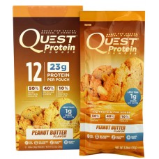 Quest Nutrition Protein Powder Pouches Peanut Butter -- 12 Pouches