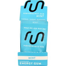 Run Energy Performance Gum Mint -- 12 Packs