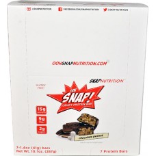 Snap Nutrition Ohh SNAP!™ Crispy Protein Bar Chocolate Peanut -- 7 Bars