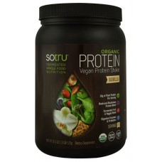 SoTru Organic Vegan Protein Shake Vanilla -- 21 Servings