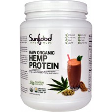 SunFood Raw Organic Hemp Protein -- 2.5 lbs