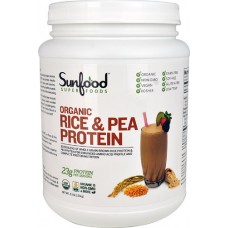SunFood Raw Organic Rice & Pea Protein -- 2.5 lbs