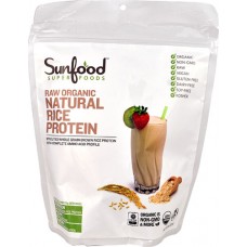 SunFood Raw Organic Rice Protein Natural -- 8 oz