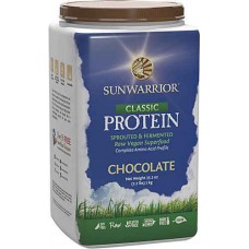 Sunwarrior Classic Protein Raw Vegan Superfood Chocolate -- 2.2 lbs